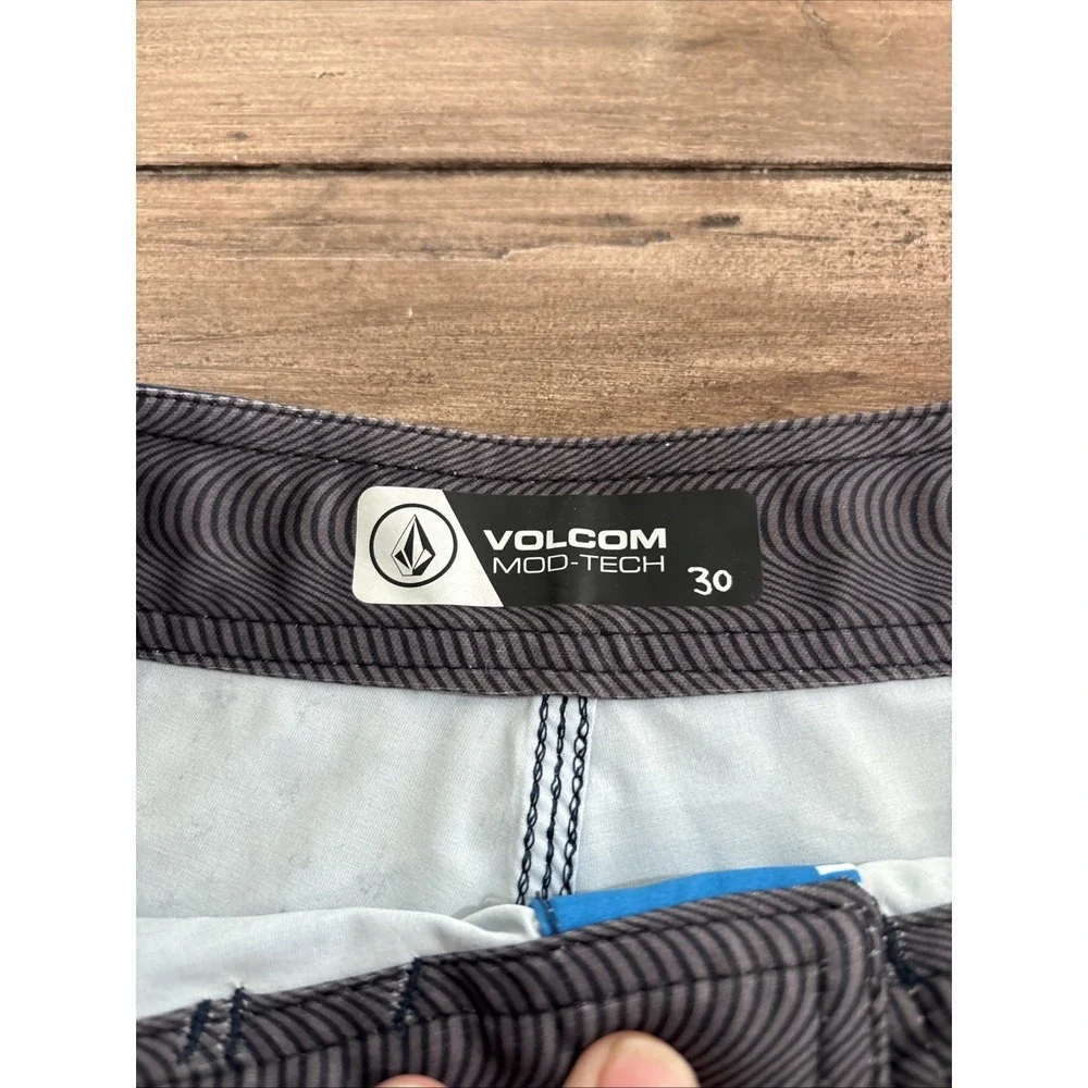 Volcom Mod-Tech Men's‎ 30Blue Board Shorts Drawstring